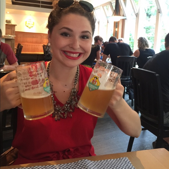 Zara red short romper (one piece) - Picture 1 of 8